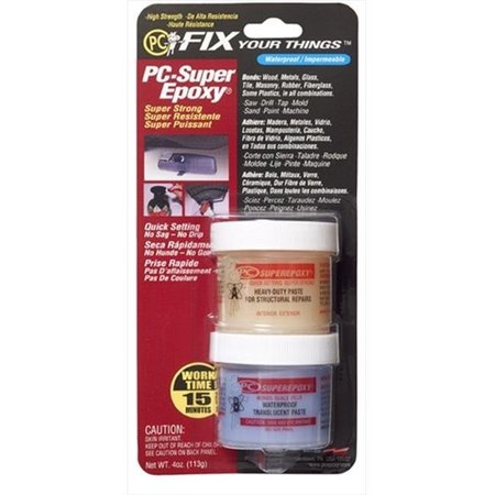 PC PRODUCTS Protective Coating 046647 4 Oz Super Epoxy in Translucent 46647